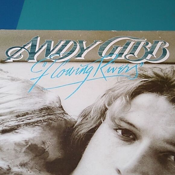 Andy Gibb Flowing Rivers Vinyl Record - Picture 2 of 11